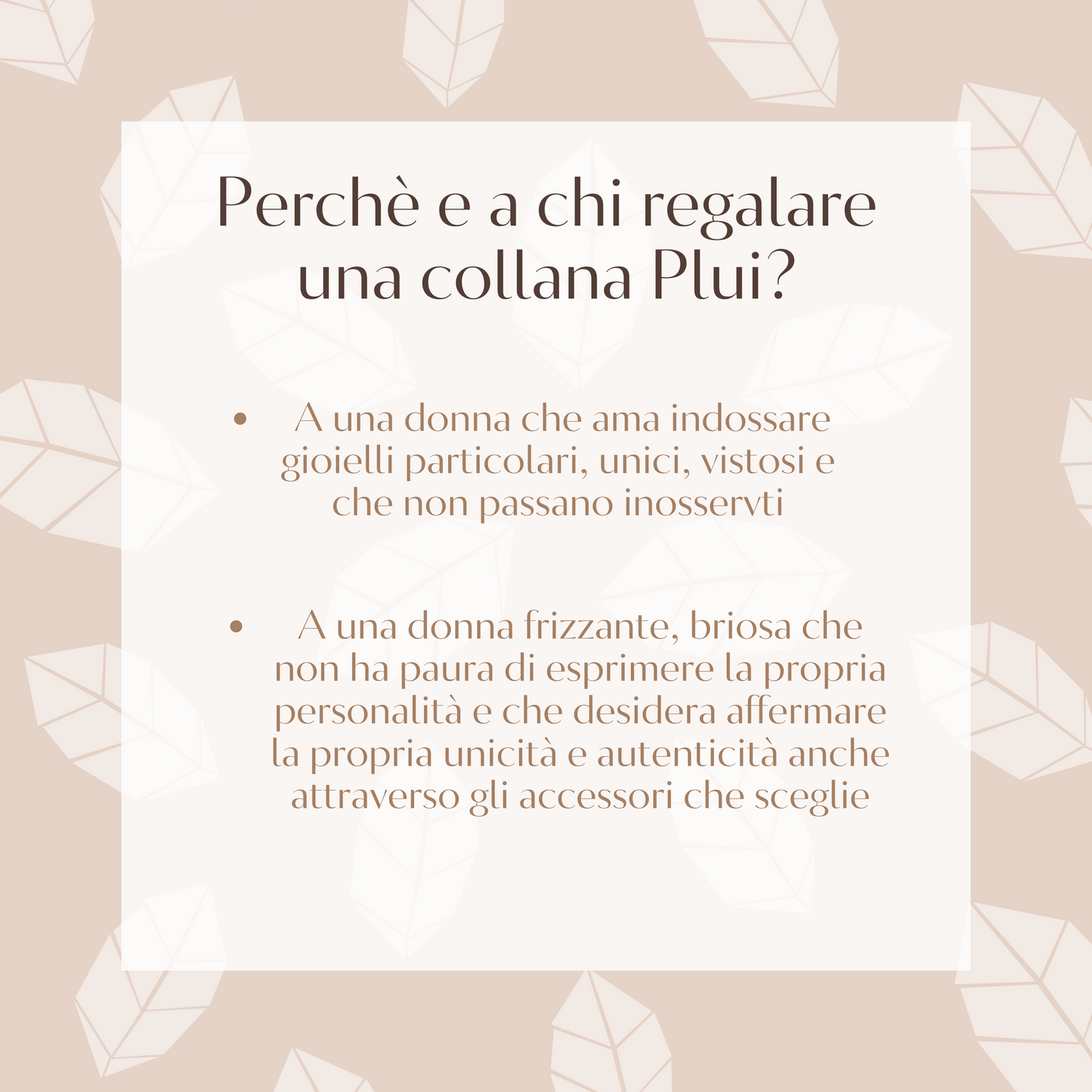 Collana elegante blu e oro | Upsidu