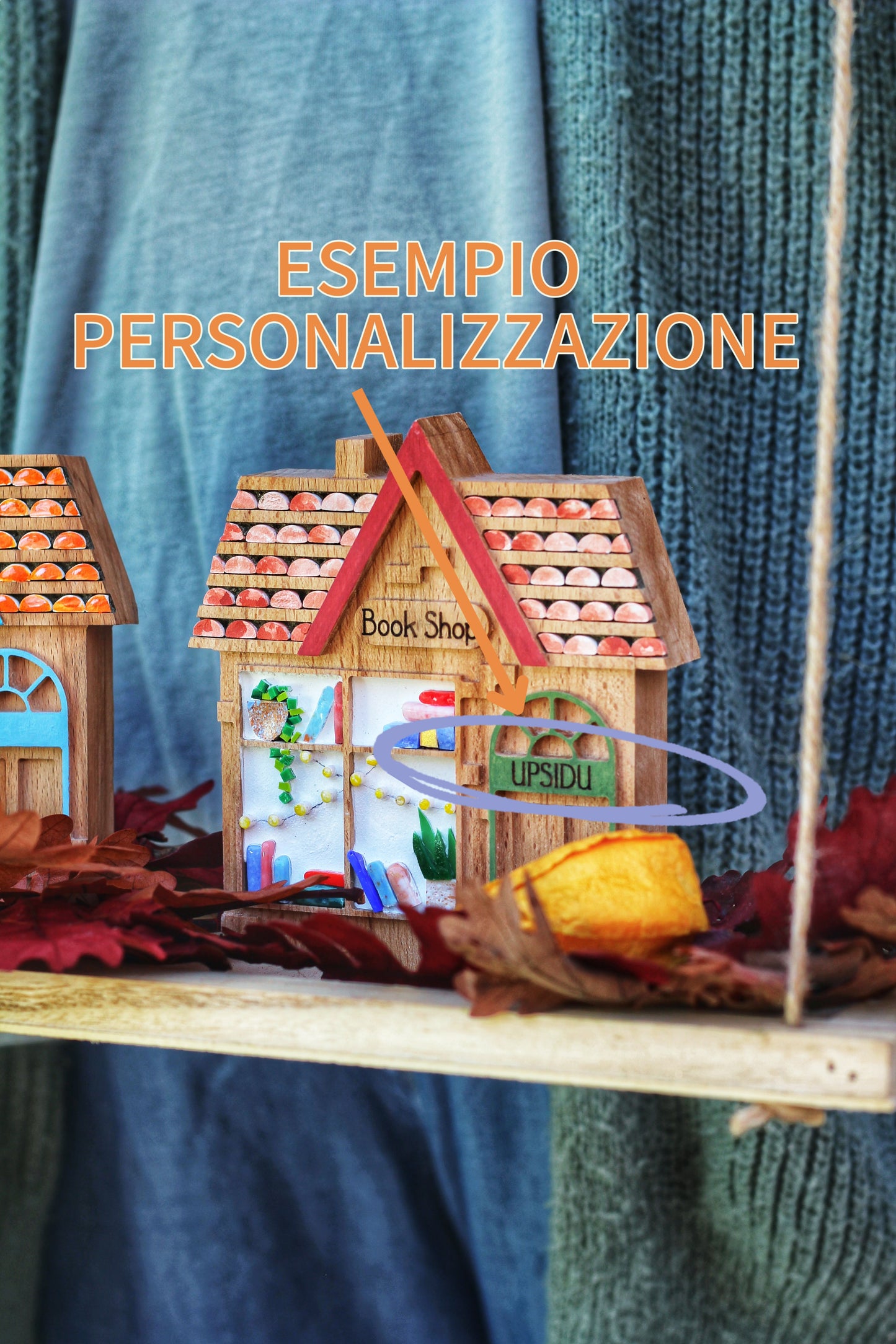 Book Shop - libreria in mosaico con gatto