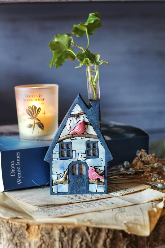 Casetta Portaprovetta con foglie d'acero | Upsidu