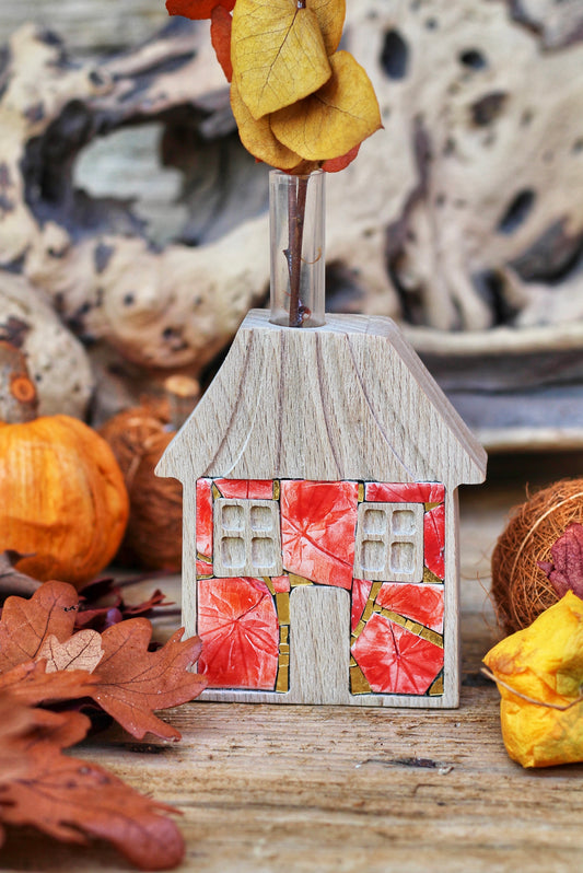 Casetta Portaprovetta con uccellini | Upsidu