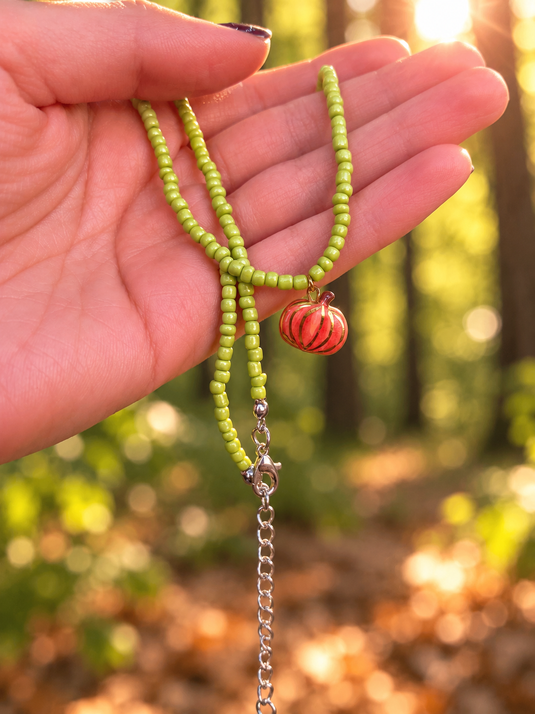Collana zucca autunno