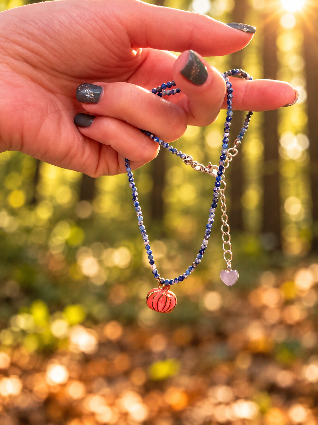 Collana zucchetta autunnale