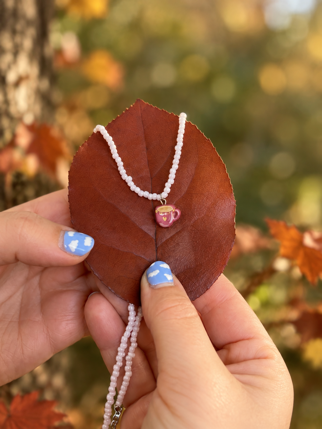 Collana tazzina di tè